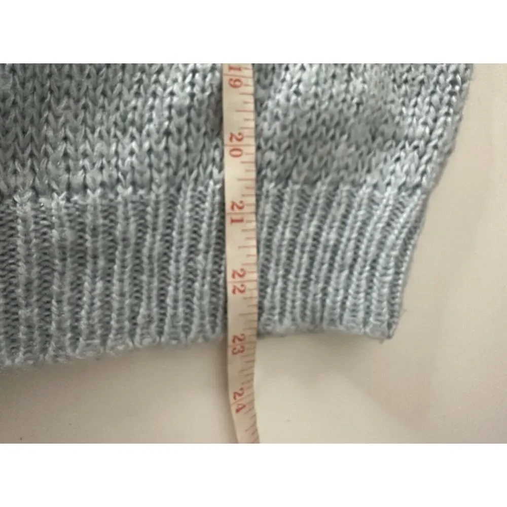 Vintage Ades Of California Women's Sweater XL Birds Cloud Beach Outdoor Y2K Blue - Picture 10 of 10